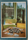 Acquire  High Adventure Finance Game - Avalon Hill Bookshelf  1968  - Complete