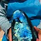 5 21lb Natural Gorgeous Labradorite Quartz Crystal Stone Specimen Healing