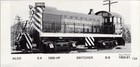 Western Pacific Alco S-4  563   Chicago   North Western Alco S-3  1265