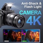 4k Digital Camera 12x Zoom  72mp Slr Camera For Vlogging   Wildlife Photography 