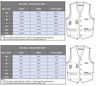 Mens Tweed Vest Vintage Western Windowpane Plaid Formal Wool Vests Large Xl 2xl