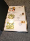 International Society Of Postmasters 1976 Christmas First Day Covers In Binder
