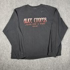 Upstaging Alice Cooper 2007 Tour Concert Shirt Mens 2xl Black Long Sleeve