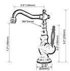 Retro Antique Brass Single Handle hole Kitchen Faucet Sink Mixer Tap 2nf612