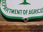 Vintage Us Forest Service Porcelain Sign Agriculture National Park Trail Shield