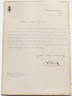 King George Vi 1928 Signed   albert   Autograph Letter Resigned 1936-1952