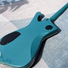Factory   direct Lake   blue Special   shaped Electric Guitar  Free Shipping