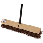 Dqb 18 In  W  X 58 In  L  Metal Handle Garage   Patio Push Broom 89540 Pack Of 4