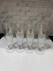 Budweiser Millennium Limited Edition Set 4 12 Oz Gold Rim Glasses Original Box