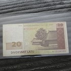 Latvia 20 Latu Banknote    divdesmit Latu    Latvijas Banka 2004 A1212413d
