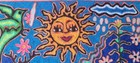 Rare Wix  rika   Huichol Yarn Art Painting By Rosendo L  pez Garc  a W  Provenance