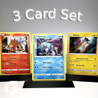 Pokemon 3 Legendary Dogs - Entei Suicune  Raikou - Holo Rare 3 Card Set