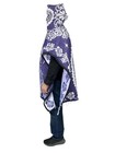 Mexican Poncho With Hood   Virgen De Guadalupe   Blanket   One Size   Purple