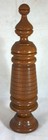 Turned Wood Vessel 10  Tall  Mahogany  Box For Spices Or Keepsakes