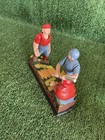 Jmp Cast Iron Baseball Mechanical Bank Painted Collectible Vintage Design