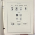 Scott National Album Vtg Booklet Pane 1964 Unused Pages Us Stamps Supplement 1 
