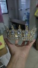 Baroque Rhinestone Crown Tiara Luxury Bridal Wedding Princess Queen Birthday K-p