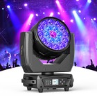 Rgbw Led Zoom Moving Head Stage Light 19x20w Dmx Beam Wash Lighting Dj Disco