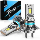 Lastest   Upgraded H7 Bulbs 120w 40000lm Brighter 900  Brightness 6500k H7