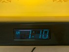 Vintage Miller Lite  A Fine Pilsner Beer Light Up Beer Sign With Clock 1980   s