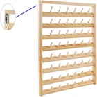 Nw 48 Spools Wooden Thread Holder Sewing And Embroidery Thread Rack And Organize