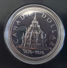 Canada 1876-1976 Centennial Dollar  500 Silver Proof Coin W  Case Mint