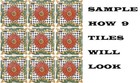  c023  Mexican Tile Sample 4x4 Inch  We Combine Shipping Get  What You Need   