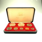 1978 Papua New Guinea Proof Set In Original Case Franklin Mint