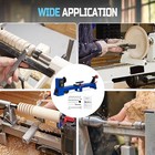 14  X 40  Benchtop Wood Lathe Wood Lathe Machine 4 Variable Speeds 1040-2980 Rpm