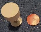 Door Stopper Self-adhesive Extra Sticker Stainless Steel W  White Rubber Bumper