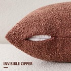 Textured Boucle Throw Pillow Cover 16x16 Inch For Sofa Chair Home Decor