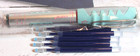 Set Of 5 Blue Medium Gel Refills -fit  Rotring Core Rollerball Pens