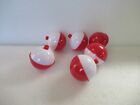 6 2  Fishing Bobbers Extra Large Round Ball Floats Plastic Snap On Float Choice