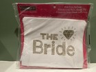 Bride Tank Top  Large  White  Gold Acc  Bride To Be Tank  Celebrate It Shirt new