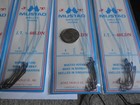 6 Packs Jt Beak Mustad Snelled Hooks Size 6  36 Hooks  Total Dbl Snelled