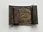 Vintage Civil War Confederate Stamped Csa Belt Buckle  Early Reproduction