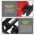 Cordless Caulk   Adhesive Gun  Rechargeable For Home Workshop  red 