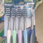 Pro-teque 5-pack Regular Toothbrushes  Medium Bristles  Multicolor