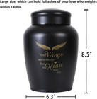 Urns For Ashes Adult Male Dad father men female mom women large 8 6inch Up To 18