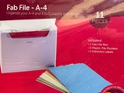 Totally Tiffany Fab File A4 And For 8 5x11 Paper Plastic Storage Organization