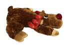 Dan Dee 25  Christmas Holiday Plush Moose Red Antlers Floppy Collectors Choice