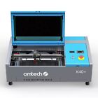      Omtech    40w Co2 Laser Engraver     8 x12  Workbed  2024 Upgraded K40 Marker