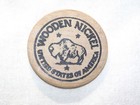 Vintage 1962 250th Anniversary Middleburgh Ny Buffalo Wooden Nickel