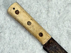 Vintage Antique Machete Knife W  Wooden Handle 15  