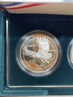 1994 Us Veterans 3-coin Silver Dollars Proof Set In Ogp