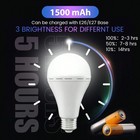 Rechargeable Led Bulb Hook 60w Equiv 1200mah Power Outage Hurricane For Home