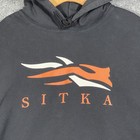 Sitka Everyday Icon Hoody Size M Black Fleece Hoodie Pullover Hunt Sweatshirt
