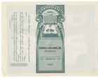 Hepinstall Steel Works  Inc  Stock Certificate  new Orleans  Louisiana 