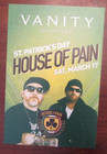 2012 House Of Pain Concert Promo Flyer Card 6 x4  Vanity Nightclub Las Vegas Rap