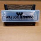Waylon Jennings Diatonic Harmonica Key C Silver Black Chrome With Case
